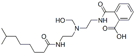2-[[[2-[(hydroxymethyl)[2-[(1-oxoisononyl)amino]ethyl]amino]ethyl]amino]carbonyl]benzoic acid 结构式