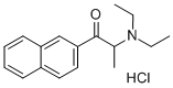 1-Propanone, 2-diethylamino-1-(2-naphthalenyl)-, hydrochloride 结构式