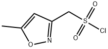 5-methyl-3-Isoxazolemethanesulfonyl chloride 结构式