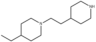 4-乙基-1-(2-哌啶-4-基乙基)哌啶 结构式