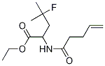 4-氟-4-甲基-2-(戊-4-烯酰氨基)戊酸乙酯 结构式