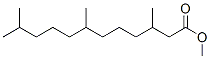 3,7,11-Trimethyldodecanoic acid methyl ester 结构式