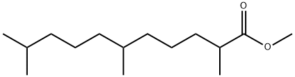 2,6,10-Trimethylundecanoic acid methyl ester 结构式