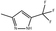 3-甲基-5-三氟甲基吡唑 结构式