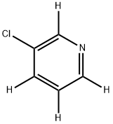 3-Chloropyridine-d4 结构式