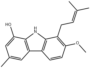Murrayafoline B 结构式