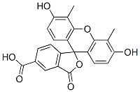 4',5'-dimethyl-5-carboxyfluorescein 结构式