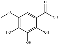 Benzoic acid, 2,3,4-trihydroxy-5-methoxy- (9CI) 结构式