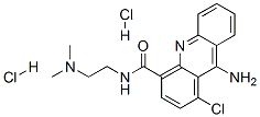 9-Amino-1-chloro-N-(2-(dimethylamino)ethyl)-4-acridinecarboxamide dihy drochloride 结构式
