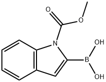 1-(甲氧羰基)-1H-吲哚-2-基 结构式