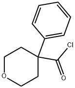 4-phenyltetrahydropyran-4-carbonyl chloride 结构式