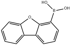 4-二苯并呋喃硼酸 结构式