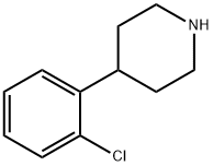 4-(2-氯苯基)哌啶 结构式