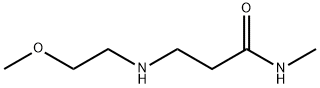 3-[(2-METHOXYETHYL)AMINO]-N-METHYLPROPANAMIDE 结构式