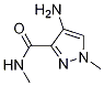 4-AMINO-N,1-DIMETHYL-1H-PYRAZOLE-3-CARBOXAMIDE 结构式