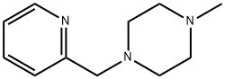 Piperazine, 1-methyl-4-(2-pyridinylmethyl)- (9CI) 结构式