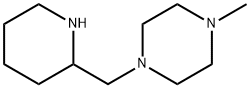 1-METHYL-4-(2-PIPERIDINYLMETHYL)-PIPERAZINE 结构式