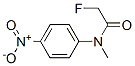 2-Fluoro-N-methyl-4'-nitroacetanilide 结构式