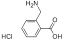2-(AMINOMETHYL)BENZOIC ACID HYDROCHLORIDE 结构式