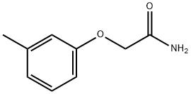 3'-甲基苯氧基乙酰胺 结构式
