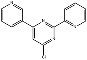 4-氯-2-(吡啶-2-基)-6-(吡啶-3-基)-嘧啶 结构式