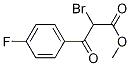 2-溴-3-(4'-氯苯基)-3-氧代丙酸甲酯 结构式