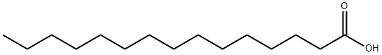 Pentadecanoic acid 结构式