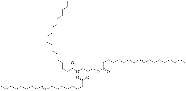 9-Octadecenoic acid (Z)-, 1,2,3-propanetriyl ester, oxidized, sulfated, sulfonated 结构式