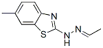 Acetaldehyde, (6-methyl-2-benzothiazolyl)hydrazone (9CI) 结构式