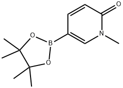 1-甲基-6-氧代-1,6-二氢吡啶-3-硼酸频那醇酯 结构式