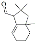 3a,4,5,6-tetrahydro-2,2,3a-trimethylindancarbaldehyde 结构式