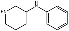 N-苯基-3-哌啶胺 结构式