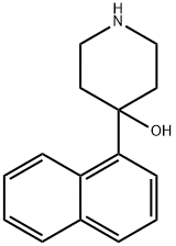 4-HYDROXY-4-(1-NAPHTHYL)PIPERIDINE 结构式
