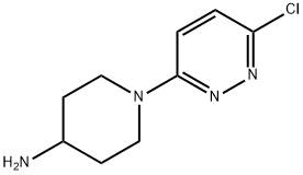 1-(6-氯哒嗪-3-基)哌啶-4-胺 结构式