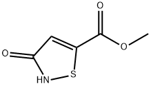 3-氧代-2,3-二氢异噻唑-5-羧酸甲酯 结构式