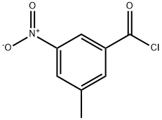 Benzoyl chloride, 3-methyl-5-nitro- (9CI) 结构式