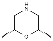 (2R,6S)-2,6-dimethylmorpholine 结构式