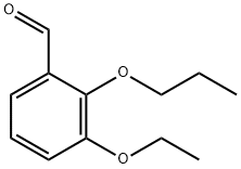 3-乙氧基-2-丙氧基苯甲醛 结构式