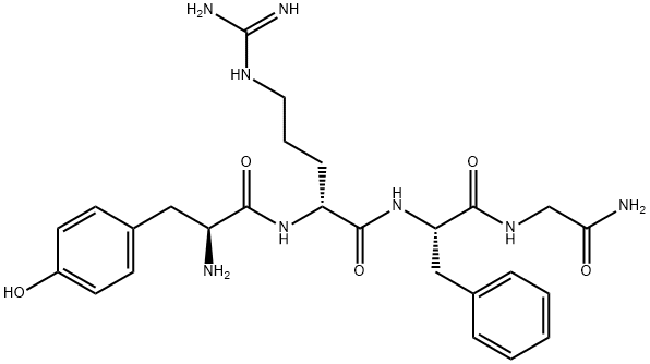 tyrosyl-arginyl-phenylalanyl-glycinamide 结构式