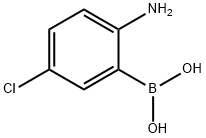 2-AMINO-5-CHLOROPHENYLBORONIC ACID 结构式