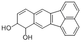 BENZO(k)FLUORANTHENE-8,9-DIOL, 8,9-DIHYDRO- 结构式