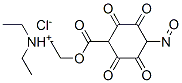 2-(4-amino-2-pentoxy-benzoyl)oxyethyl-diethyl-azanium chloride 结构式