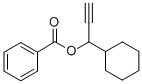 BENZOIC ACID, 1-CYCLOHEXYL-2-PROPYN-1-YL ESTER 结构式