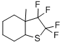 BENZO(b)THIOPHENE, OCTAHYDRO-3a-METHYL-2,2,3,3-TETRAFLUORO- 结构式