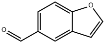 1-苯并呋喃-5-甲醛 结构式