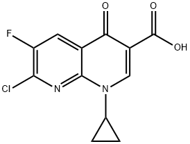 环丙基萘啶羧酸 结构式