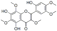 5,7,2'-trihydroxy-3,6,8,4',5'-pentamethoxyflavone 结构式