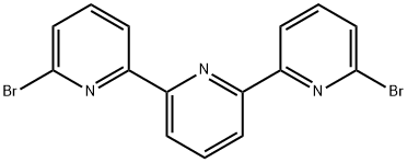 6,6′′-二溴-2,2′:6′,2′′-三联吡啶 结构式