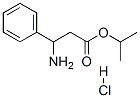 ISOPROPYL 3-AMINO-3-PHENYLPROPANOATE HYDROCHLORIDE 结构式