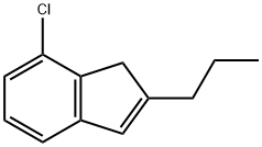 7-氯-2-丙基-1H-茚 结构式